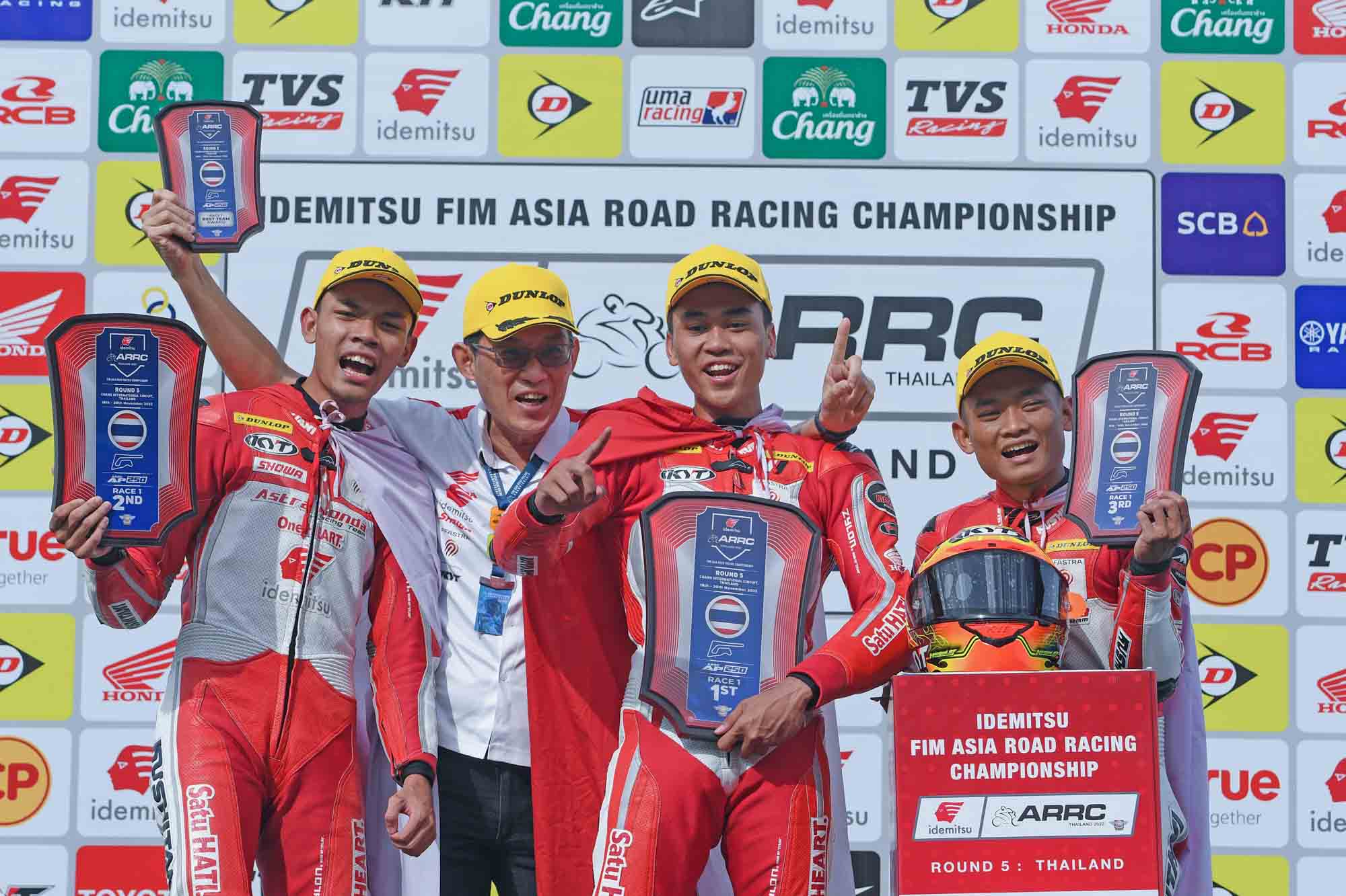 MOMENTOUS DAY FOR ASTRA HONDA RACING TEAM