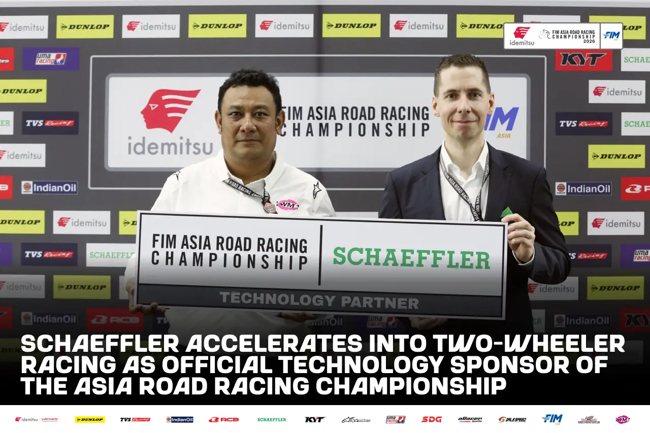 Schaeffler Accelerates into Two-Wheeler Racing as Official Technology Sponsor of the Asia Road Racing Championship